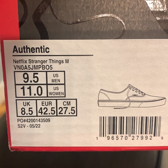 Stranger Things Vans - Surfer Boy Pizza Checkerboard Shoes - Picture 3 of 8